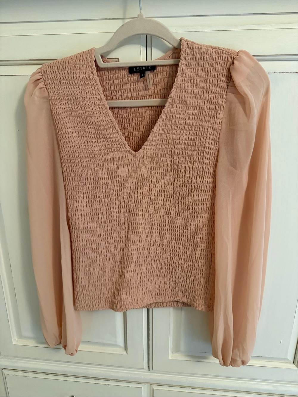 1.STATE Smocked Blouse | Size Small
